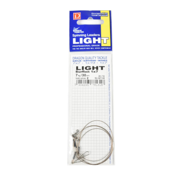 Przypon Dragon 1x7 Surflon Light 7kg 30cm op.2szt+