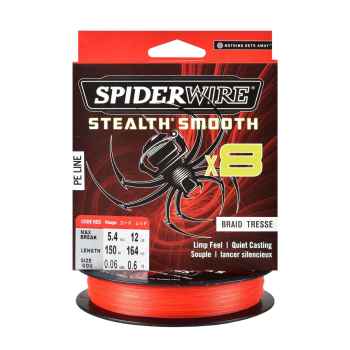 Plecionka Spiderwire SS8 Red 0.06mm/150m