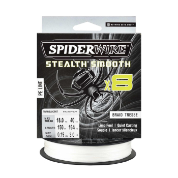 Plecionka Spiderwire SS8 Translucent 0.19mm/150m