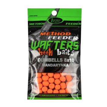 Lorpio Dumbells wafters 8x10mm mandarynka 20g+