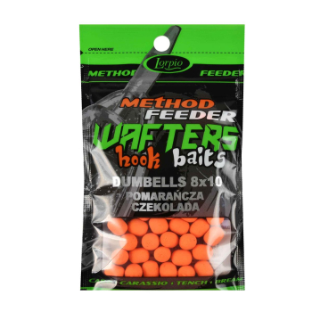 Lorpio Dumbells wafters 8x10mm pom./czekolada 20g+