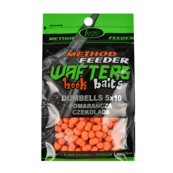 Lorpio Dumbells wafters 5x10mm pom./czekolada 20g+