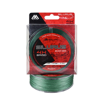 Plecionka Mikado Silurus 4X 0.40mm300m zielona