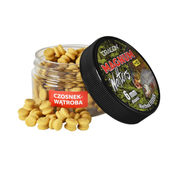 Przynęta Dragon M.H6 Wafters czosn-wątroba 6mm60ml