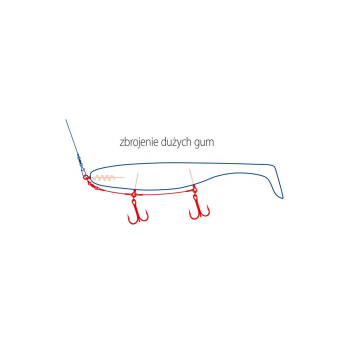 Systemik Dragon do z.gum 1x7surflon 14kg11cm K.1/0-108722