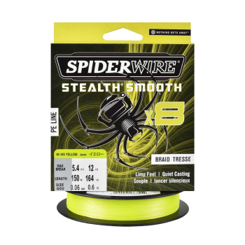 Plecionka Spiderwire SS8 Yellow 0.06mm/150m#