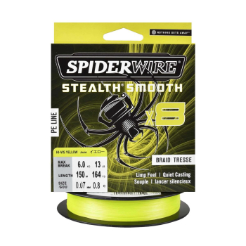 Plecionka Spiderwire SS8 Yellow 0.07mm/150m#