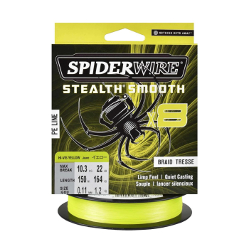 Plecionka Spiderwire SS8 Yellow 0.11mm/150m#