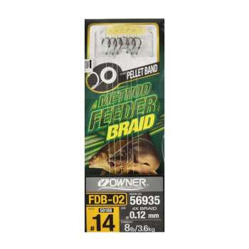Haczyki Owner FDB-02/14 przypon plecionka (5)