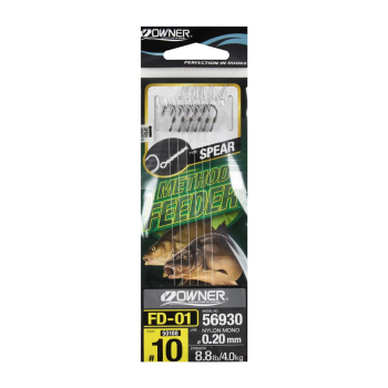 Haczyki Owner FD01/10 z przyponami (5)