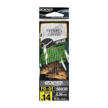 Haczyki Owner FD01/14 z przyponami (5)