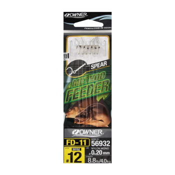 Haczyki Owner FD11/12 z przyponami (5)
