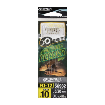Haczyki Owner FD12/10 z przyponami (5)
