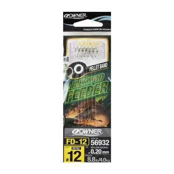 Haczyki Owner FD12/12 z przyponami (5)