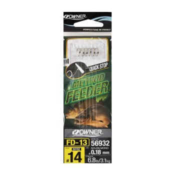 Haczyki Owner FD13/14 z przyponami (5)