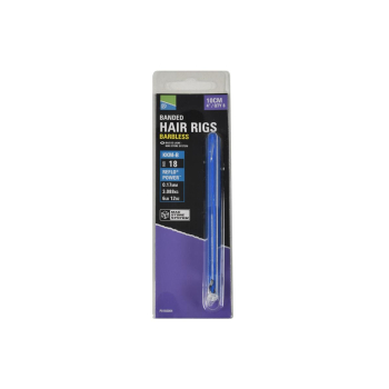 Haki banded z przyponem Preston KKM 10cm r.18