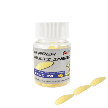 Przynęta Mikado M-Area M.Insect 3x36mm milky chees-110558