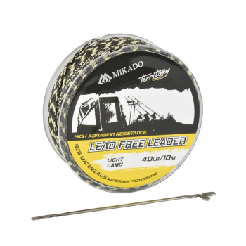 Przypon Mikado L.F.Leader 40lbs/10m - jasny camo