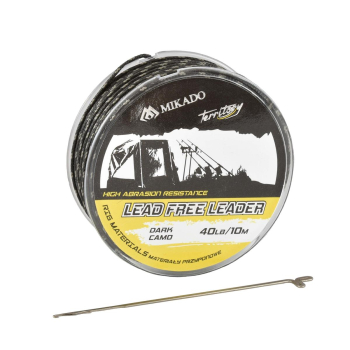 Przypon Mikado L.F.Leader 40lbs/10m - ciemny camo