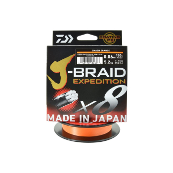 Plecionka Daiwa J-Braid Exped.X8E ora.0.06mm/150m