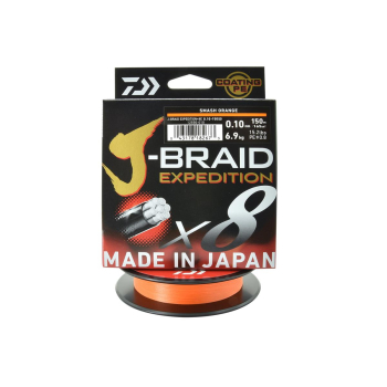 Plecionka Daiwa J-Braid Exped.X8E ora.0.10mm/150m