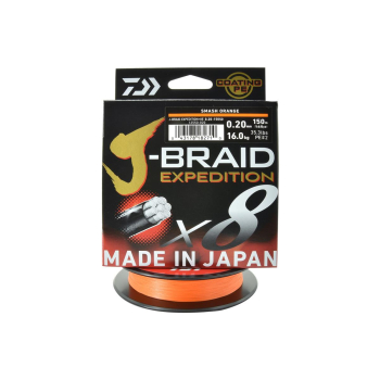 Plecionka Daiwa J-Braid Exped.X8E ora.0.20mm/150m