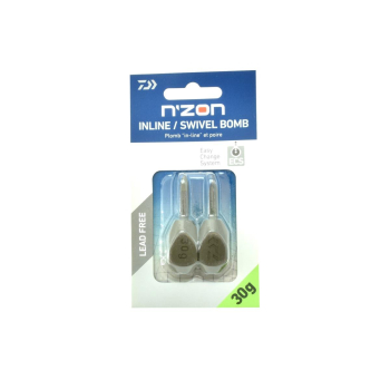 Ciężarek Daiwa N'Zon Inline Swivel Bomb 30g 2szt*