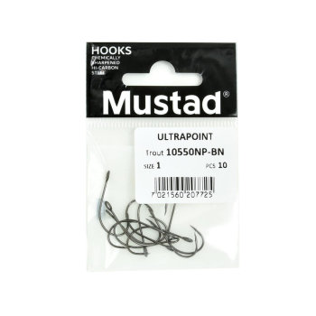 Haczyki Mustad Ultra Point 10550NP-BN rozm1 10szt