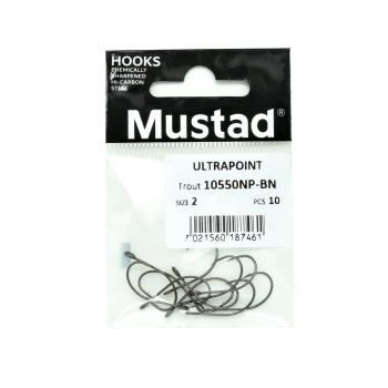 Haczyki Mustad Ultra Point 10550NP-BN rozm2 10szt