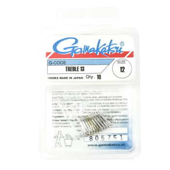 Kotwica Gamakatsu nr 12 nikiel /1szt (10)-112925