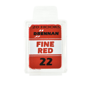 Haki Drennan Fine Red rozm.22  op/20szt*