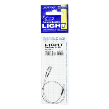 Przypon Dragon 1x19 Surflon Light 3kg25cm op.2szt+