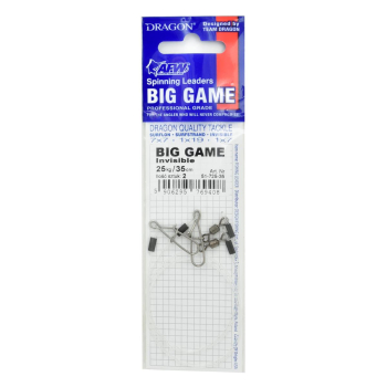 Przypon Dragon fluorocarbon Big Game 25 kg 35 cm+