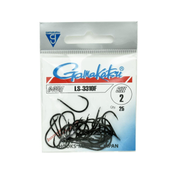 Haki Gamakatsu 3310F/2 black 1 op.