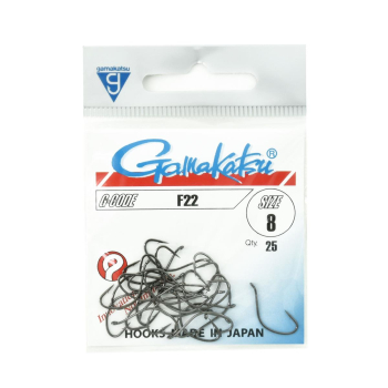 Haki Gamakatsu Fly F-22-008 black 1 op.