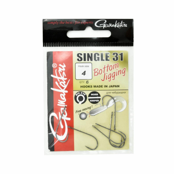 Haki Gamakatsu Single 31/4 black 1 op (6 sztuk)