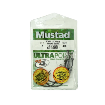 Haczyki Mustad Power L.Plus z obc.op.3szt rozm4/0*