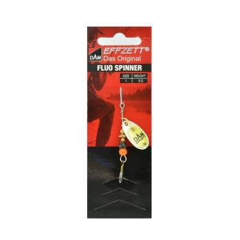 Błystka Effzett Fluo Spinner 3g #1 gold prisma