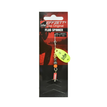 Błystka Effzett Fluo Spinner 4g #2 yellow