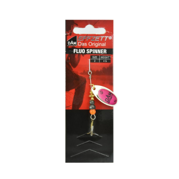 Błystka Effzett Fluo Spinner 4g #2 magenta prisma