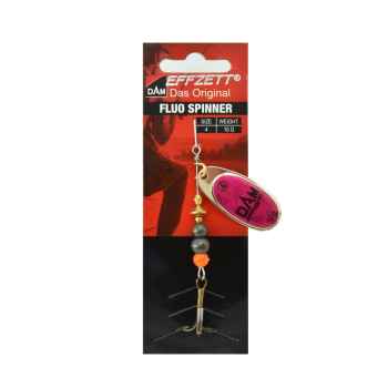 Błystka Effzett Fluo Spinner 10g #4 magenta prisma