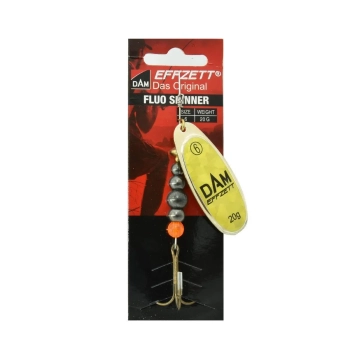 Błystka Effzett Fluo Spinner 20g #6 gold prisma