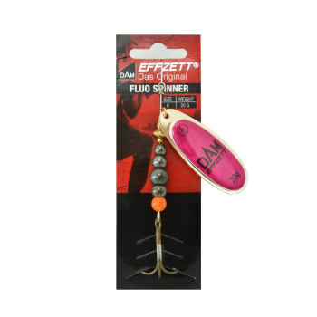 Błystka Effzett Fluo Spinner 20g #6 magenta prisma