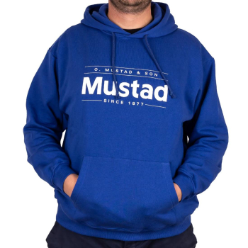 Bluza z kapturem Mustad niebieska XL*-114676
