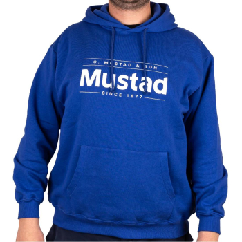 Bluza z kapturem Mustad niebieska XXL*