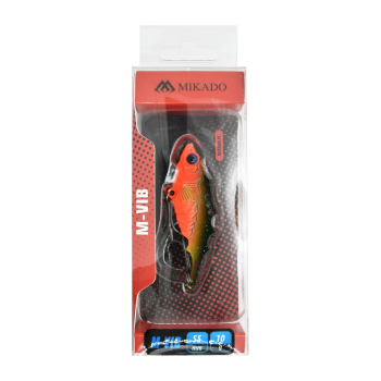 Cykada Mikado M-Vib red stickleback 10g 55mm