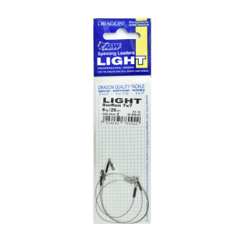 Przypon Dragon 7x7 Surflon Light 6kg 25cm op.2szt+