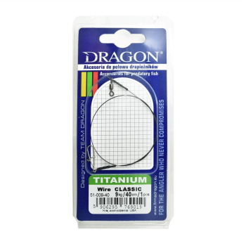 Przypon Dragon Titanium 9kg 40cm op.1szt.+