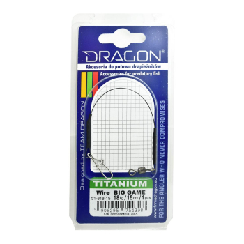Przypon Dragon Titanium Big Game 18kg 15 cm 1 szt+