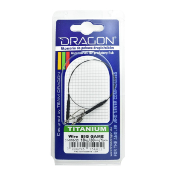 Przypon Dragon Titanium Big Game 18kg 30 cm 1 szt+
